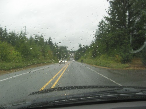hwy 101 in the rain
