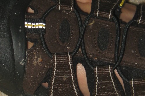 vomit on shoes